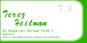 terez heilman business card